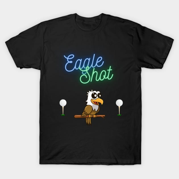 Fun Eagle Golf Apparel T-Shirt by Topher's Emporium